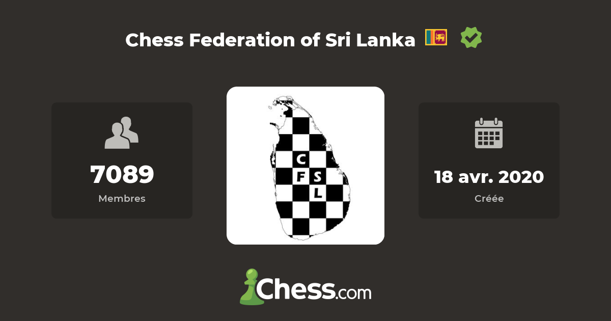 Chess Federation of Sri Lanka Club d'échecs