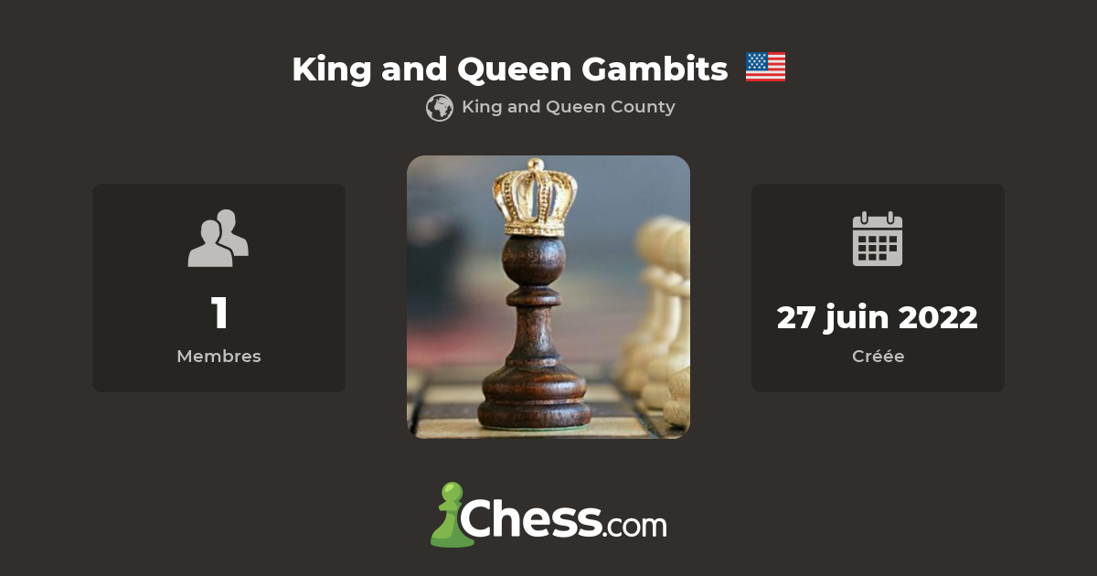 King and Queen Gambits Club d'échecs