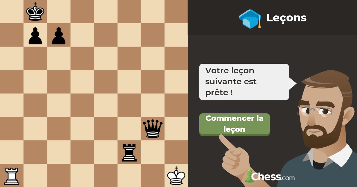 Le pat Leçons d’échecs