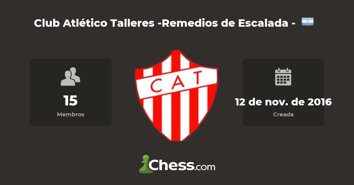 Club Atlético Talleres -Remedios de Escalada - - club de xadrez 