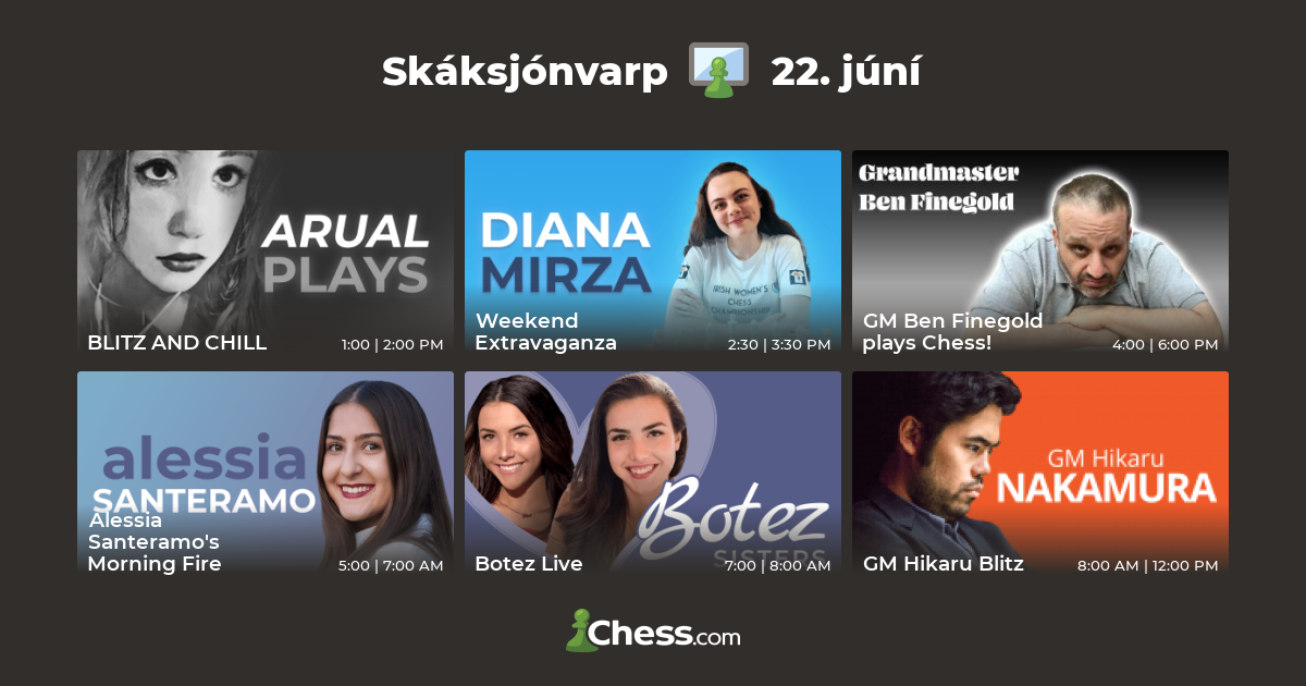 ChessTV - Chess Broadcast and Streaming Shows 