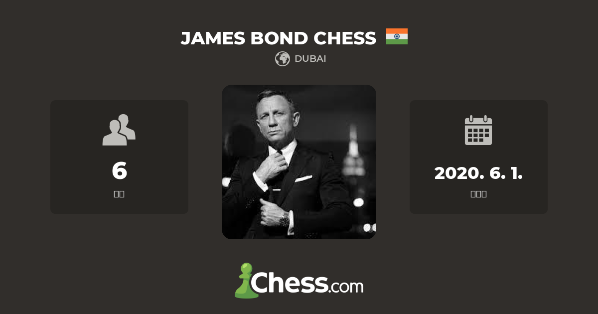 JAMES BOND CHESS 체스 클럽