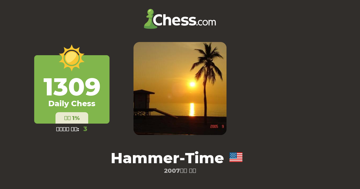 HammerTime (HammerTime) 체스 프로필
