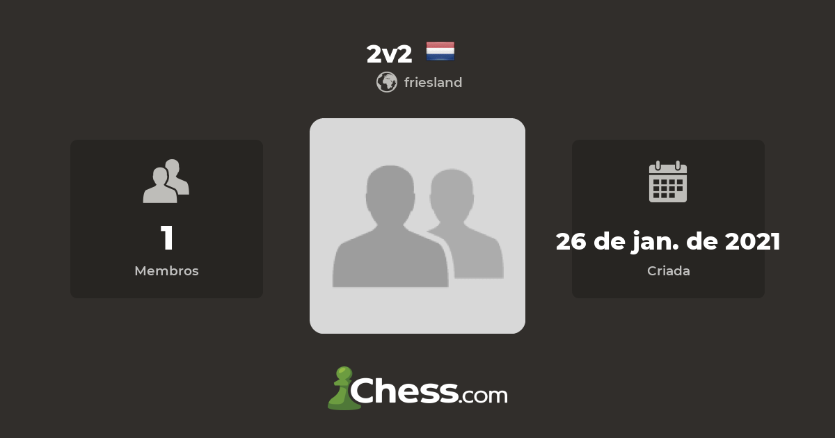 2v2 - clube de xadrez 