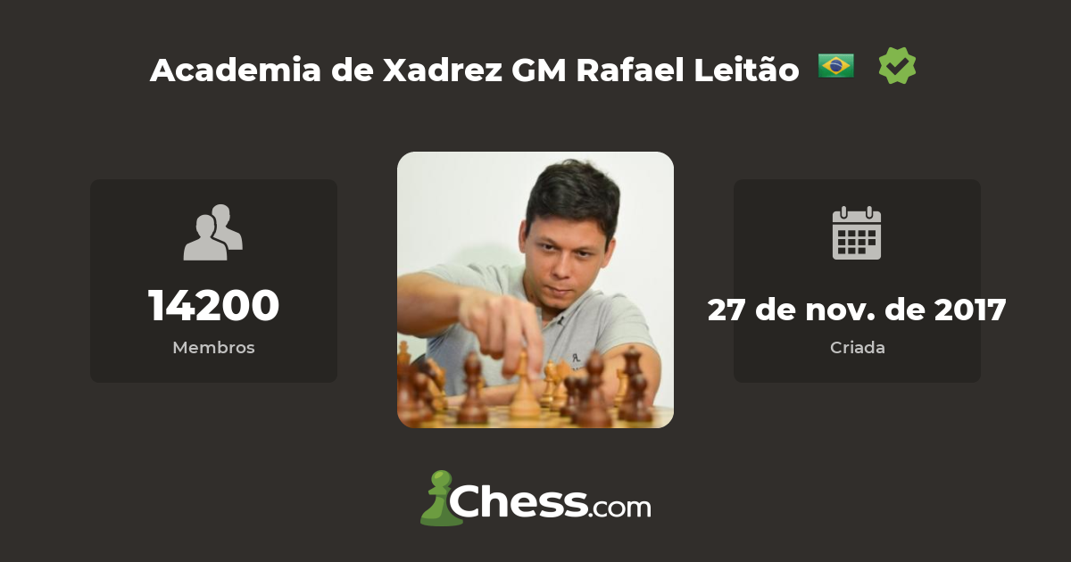 Academia de Xadrez GM Rafael Leitão - clube de xadrez 