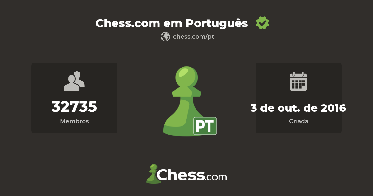 Chess.com - Português - E terminou a Streamers CUP Chess.com - Português 😥  Agradecemos ao público que prestigiou todos os canais da TWITCH E do   dos respectivos jogadores 👏 🎯 Ao