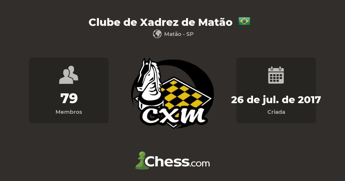 Clube de Xadrez de Matão - clube de xadrez 