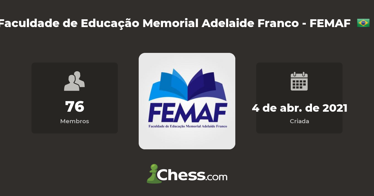 Faculdade de Educação Memorial Adelaide Franco - FEMAF - Club de