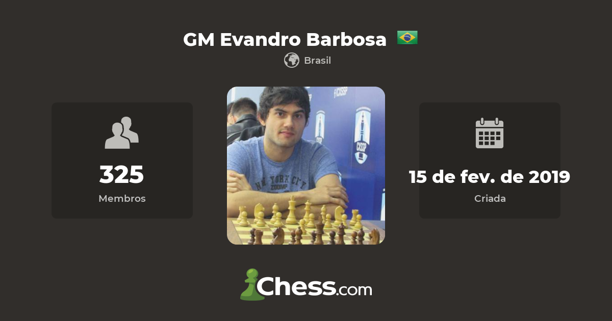 Curso de Xadrez - GM Evandro Barbosa - Aprenda Xadrez com quem