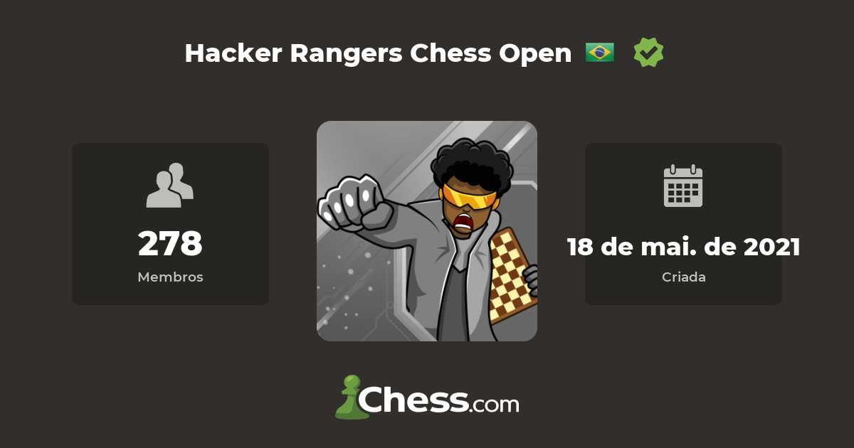 Hacker Rangers Chess Open - clube de xadrez 