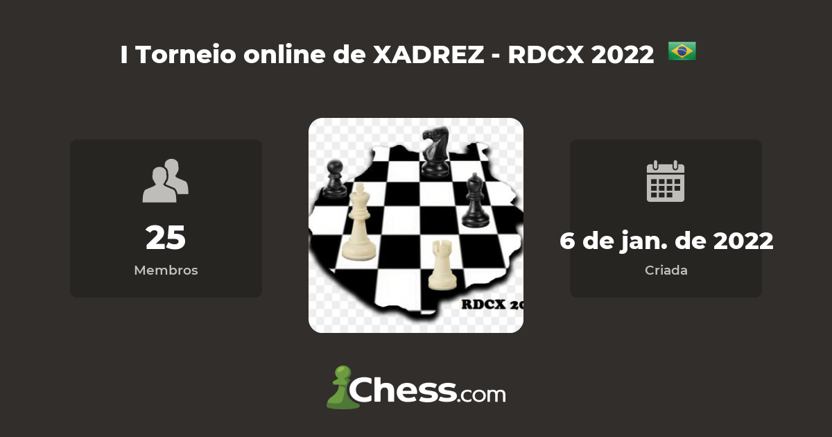 III Torneio Online do Clube de Xadrez da SIRM - Live Chess