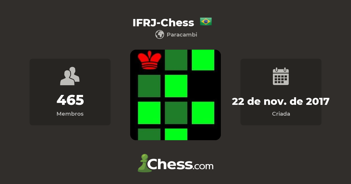 Clube de Xadrez - IFRJ CDuC - clube de xadrez 