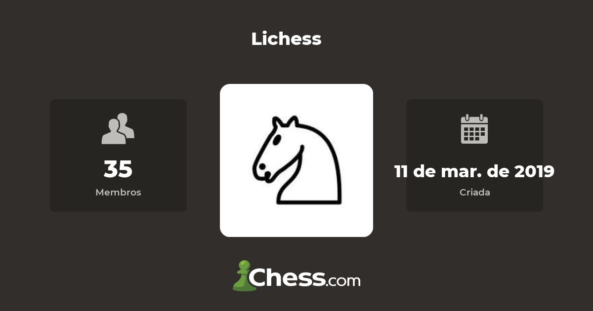 Lichess - clube de xadrez 