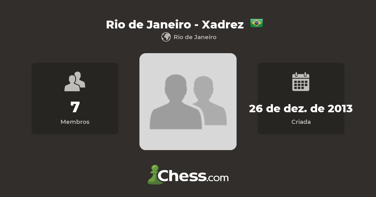 Rio de Janeiro - Xadrez - clube de xadrez 