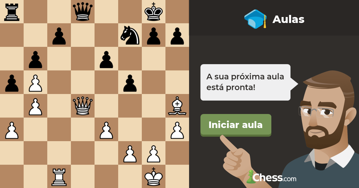 Você está lendo Jogadas de xadrez: Valor das peças valor ajudam a tomar  decisões instintivas, como