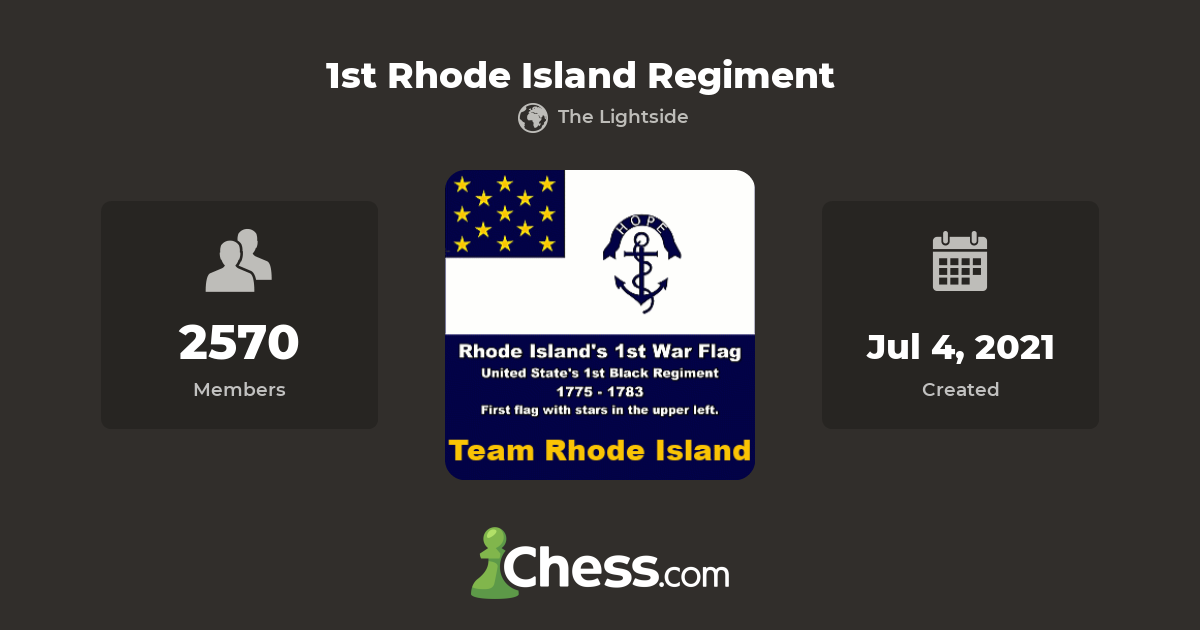 1st Rhode Island Regiment Chess Club