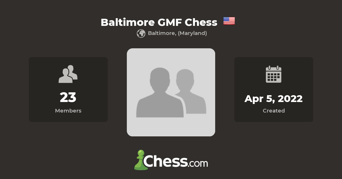Baltimore GMF Chess Chess Club