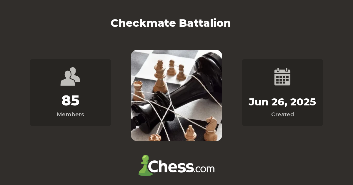 Checkmate Battalion - Chess Club - Chess.com