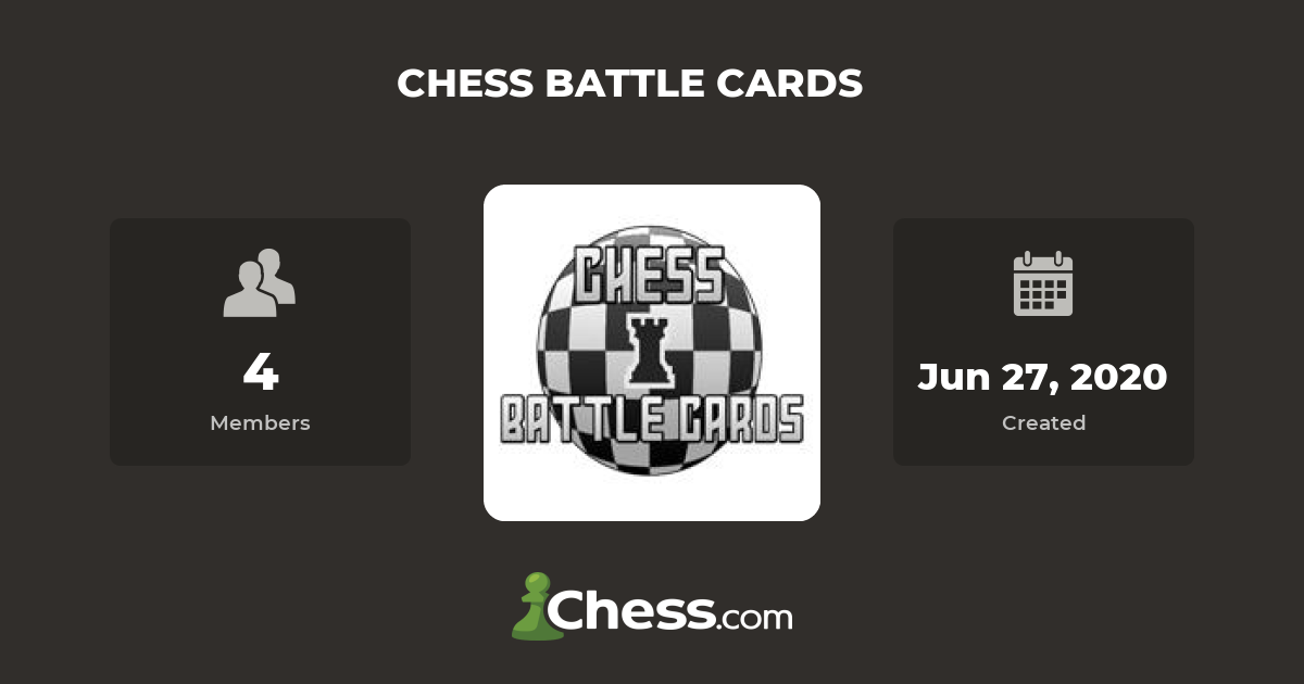 Chess Battle Cards