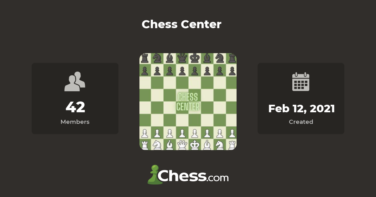 Chess Center - Chess Club - Chess.com