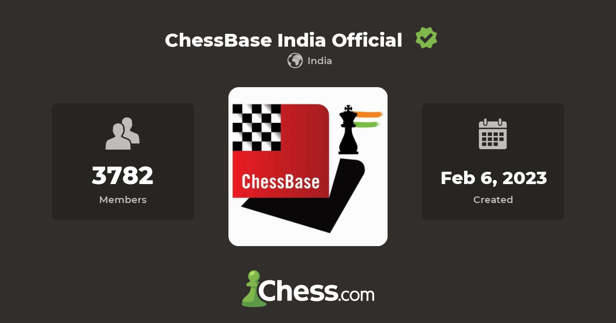 ChessBase India Official - Chess Club - Chess.com
