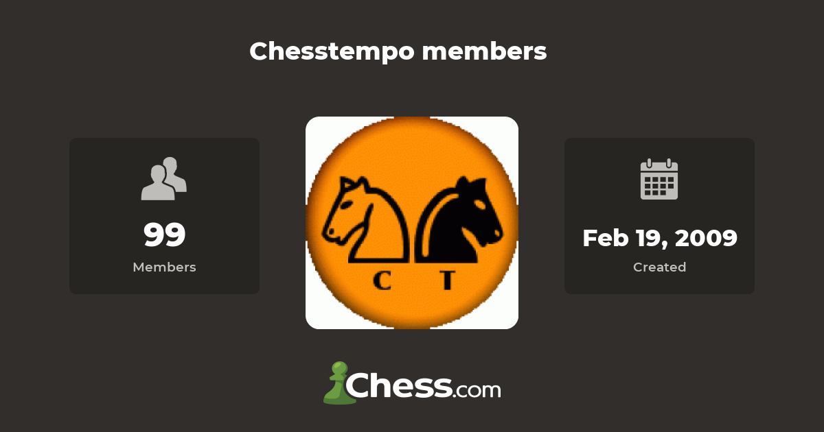 Chesstempo members - Chess Club 