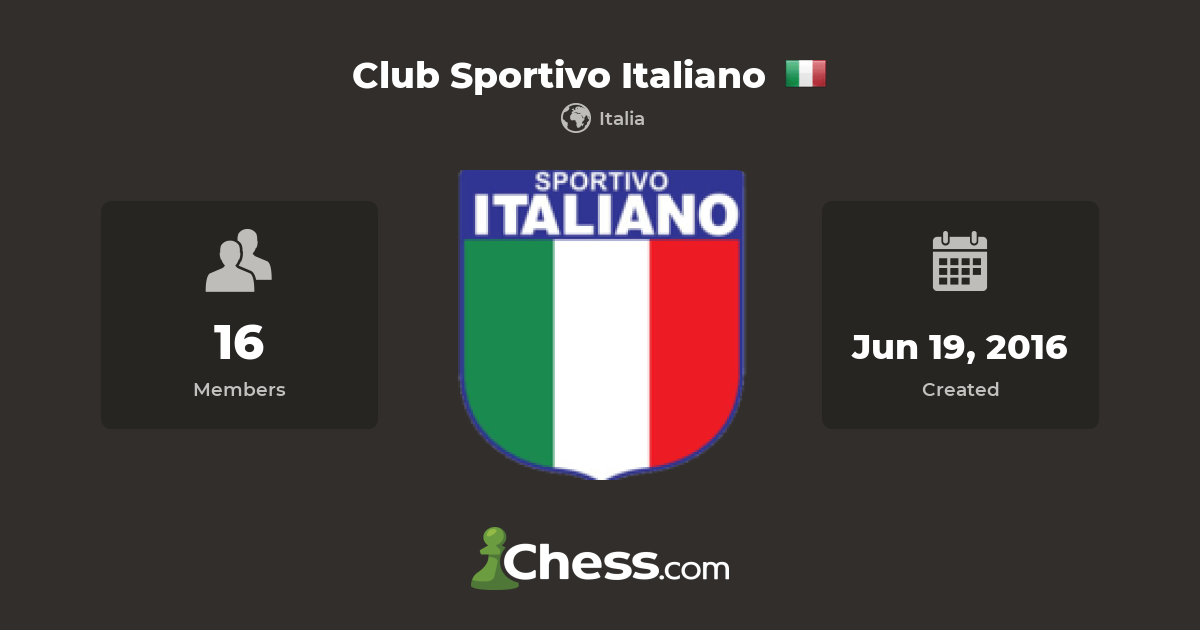 Club Sportivo Italiano - Chess Club 