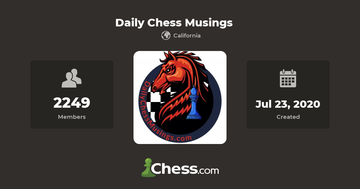 Chess Musings Blog – Page 3 – Daily Chess Musings