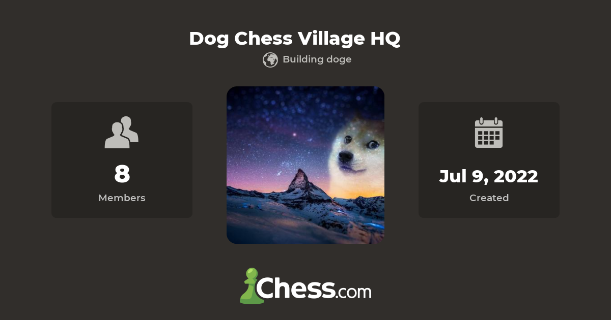 Dog Chess Village HQ Chess Club