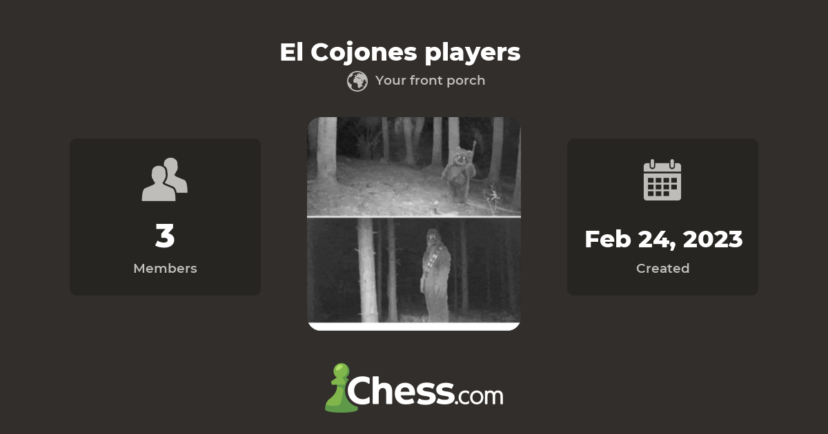 El Cojones players Chess Club