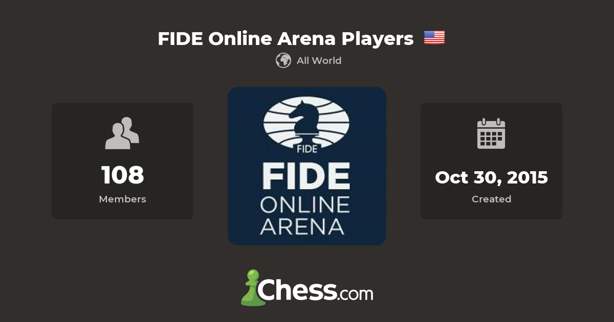 Is it cool to play chess in Arena Fide Online? 