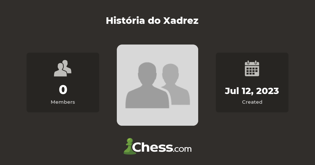 História do Xadrez - Chess Club 