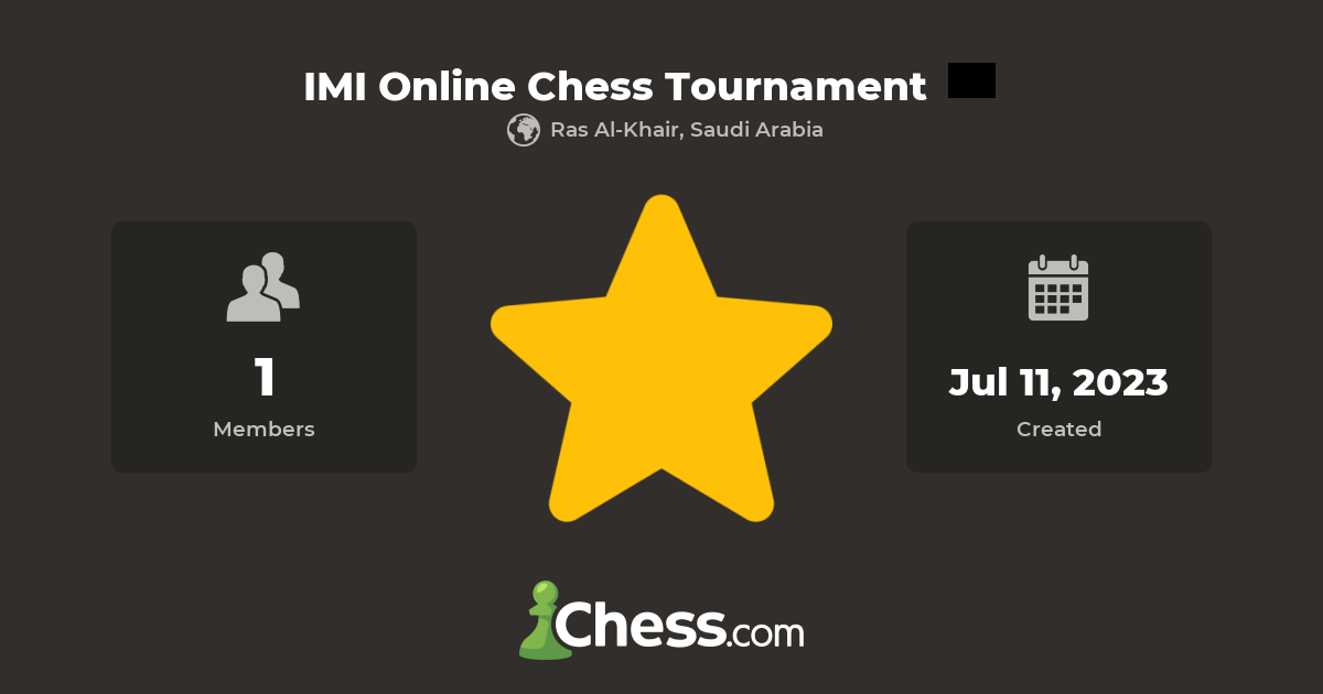 IMI Online Chess Tournament Chess Club