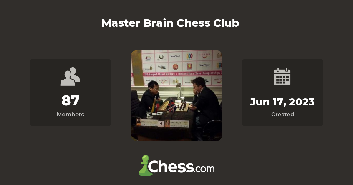 Master Brain Chess Club Chess Club