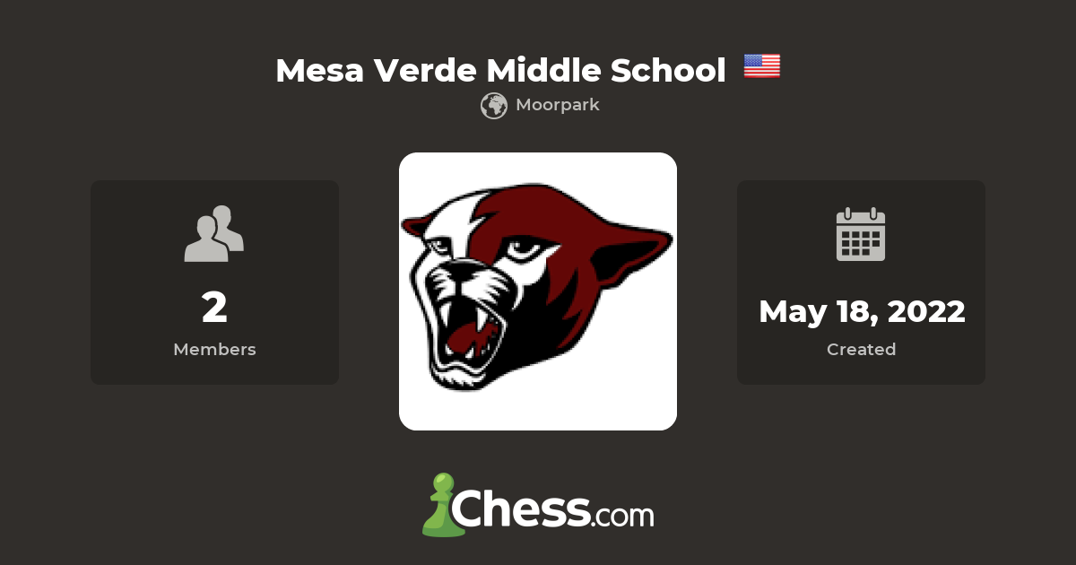 Mesa Verde Middle School Chess Club
