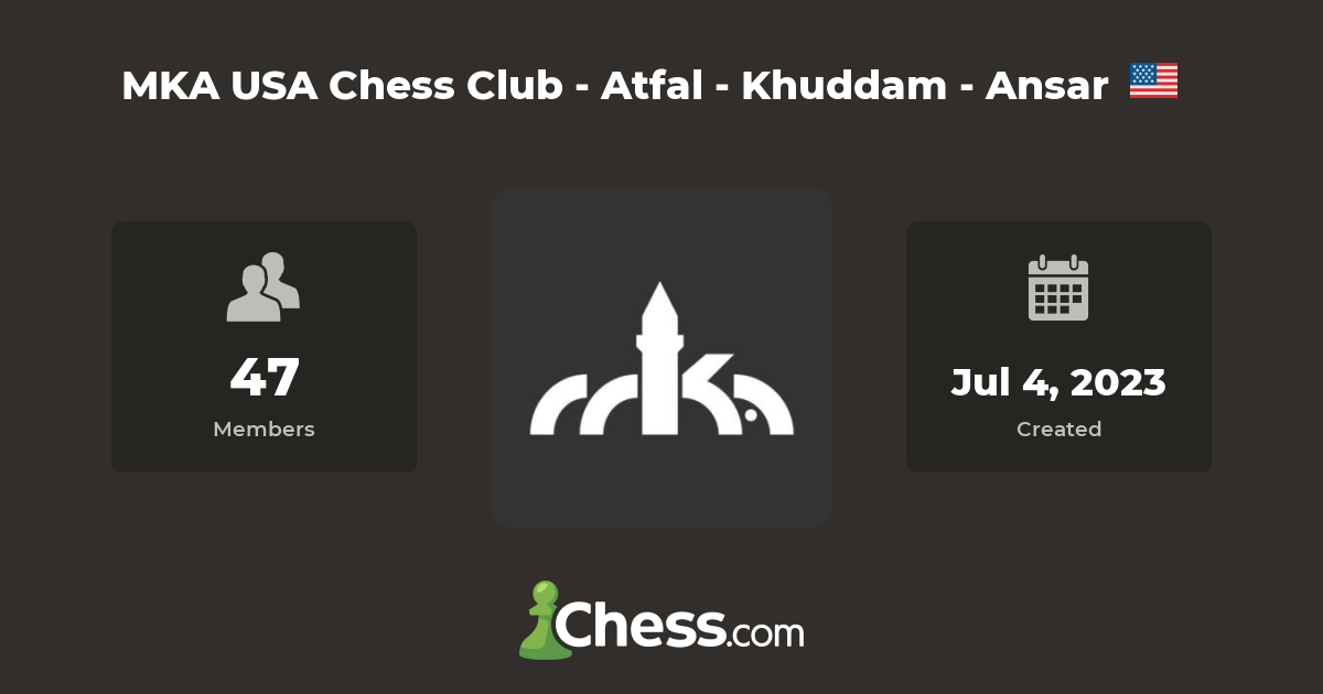 MKA USA Chess Club Atfal Khuddam Ansar Chess Club