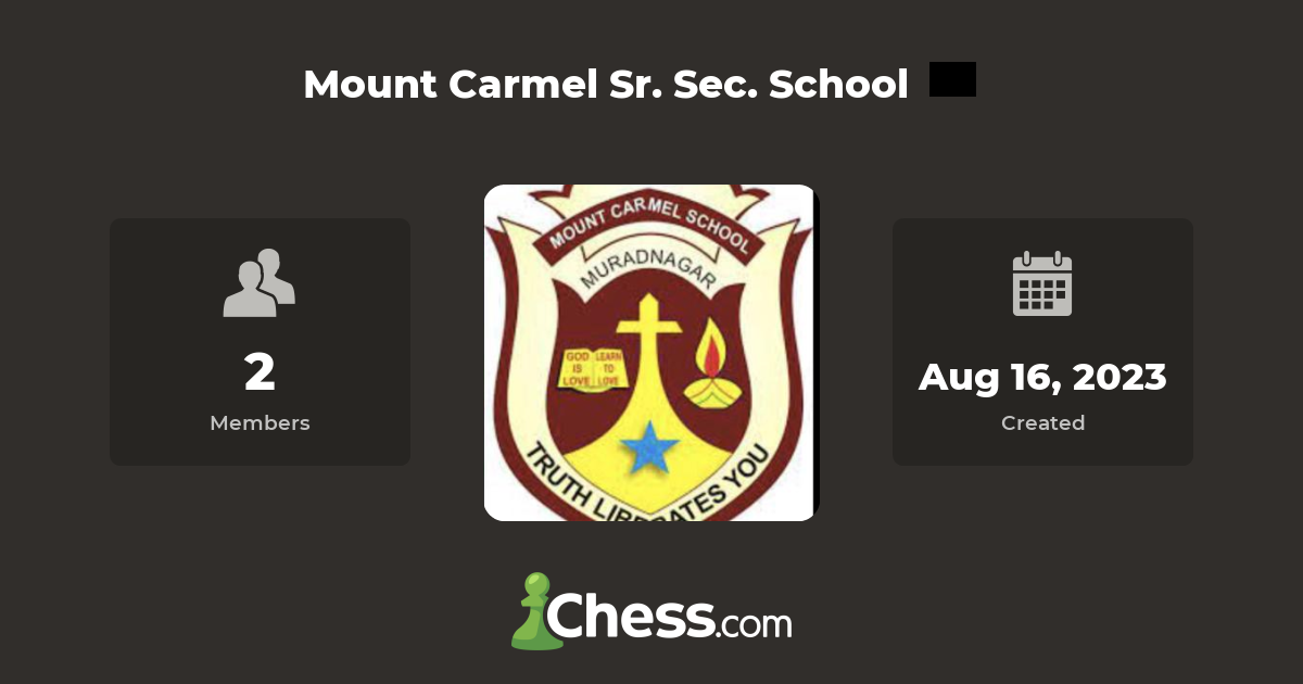 Mount Carmel Sr Sec School Chess Club Chess
