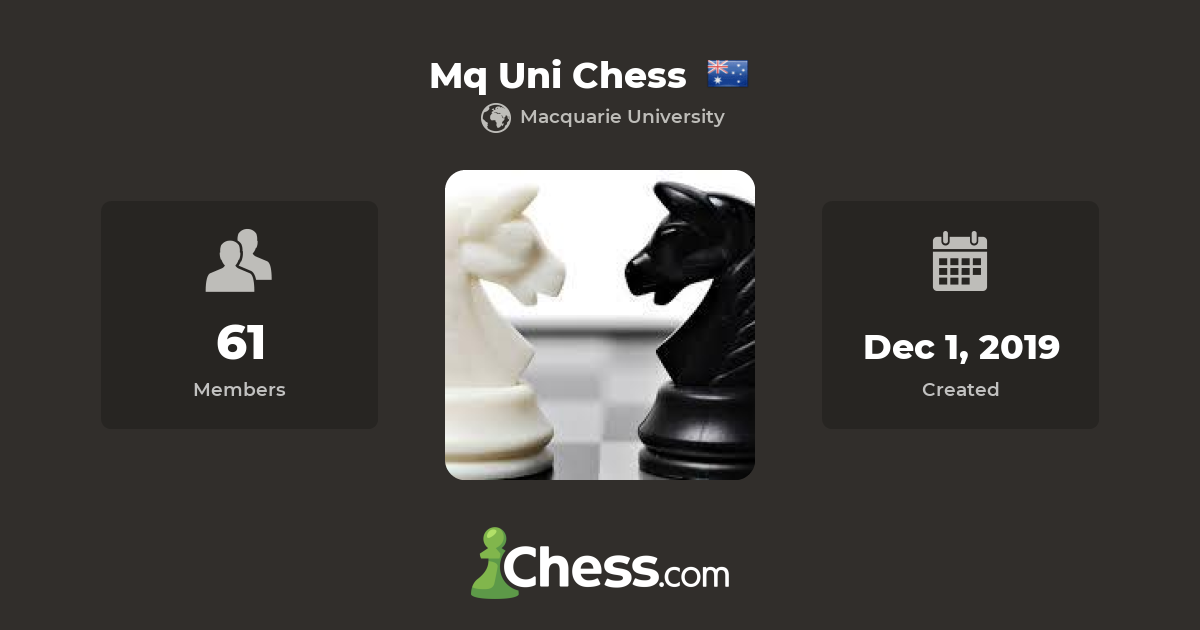 Mq Uni Chess Chess Club