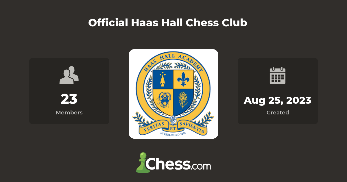 Official Haas Hall Chess Club Chess Club