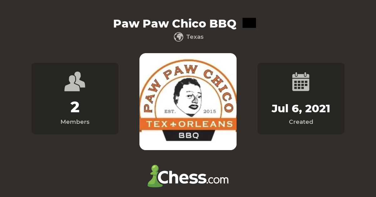 Paw Paw Chico BBQ Chess Club