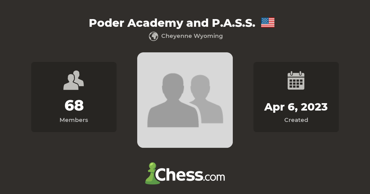 Poder Academy and P.A.S.S. Chess Club