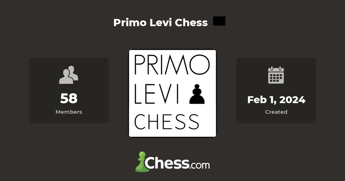 Primo Levi Chess Chess Club