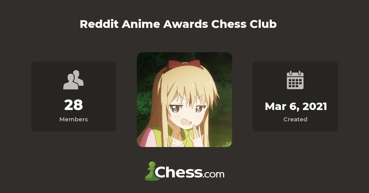 Reddit Anime Awards Chess Club - Chess Club 