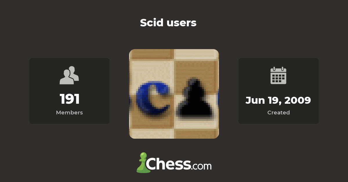 Scid users - Chess Club - Chess.com
