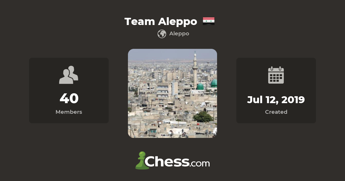 Text Aleppo in to chat Intrigue and
