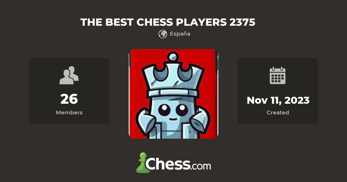 THE BEST CHESS PLAYERS 2375 Chess Club