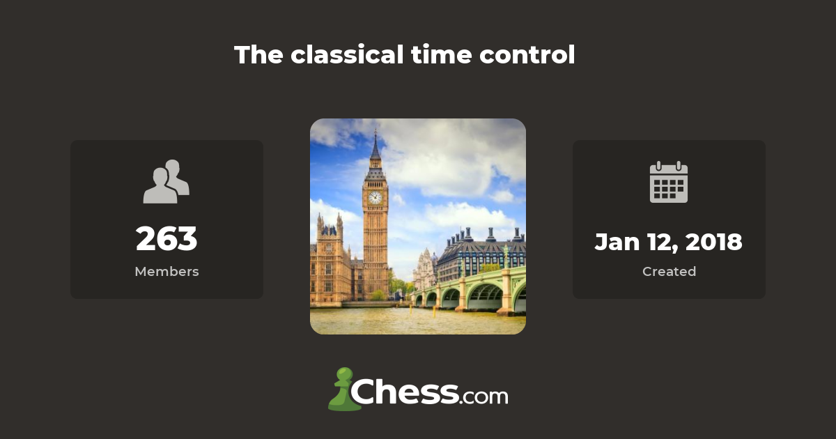 The classical time control - Chess Club 