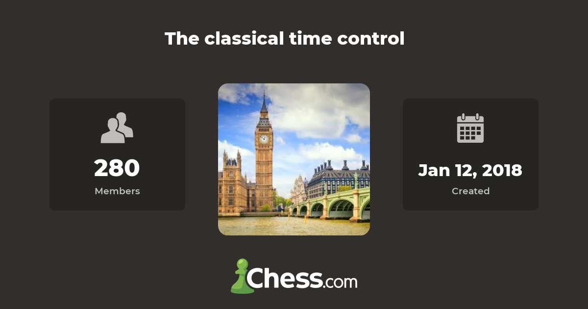 The classical time control - Chess Club 