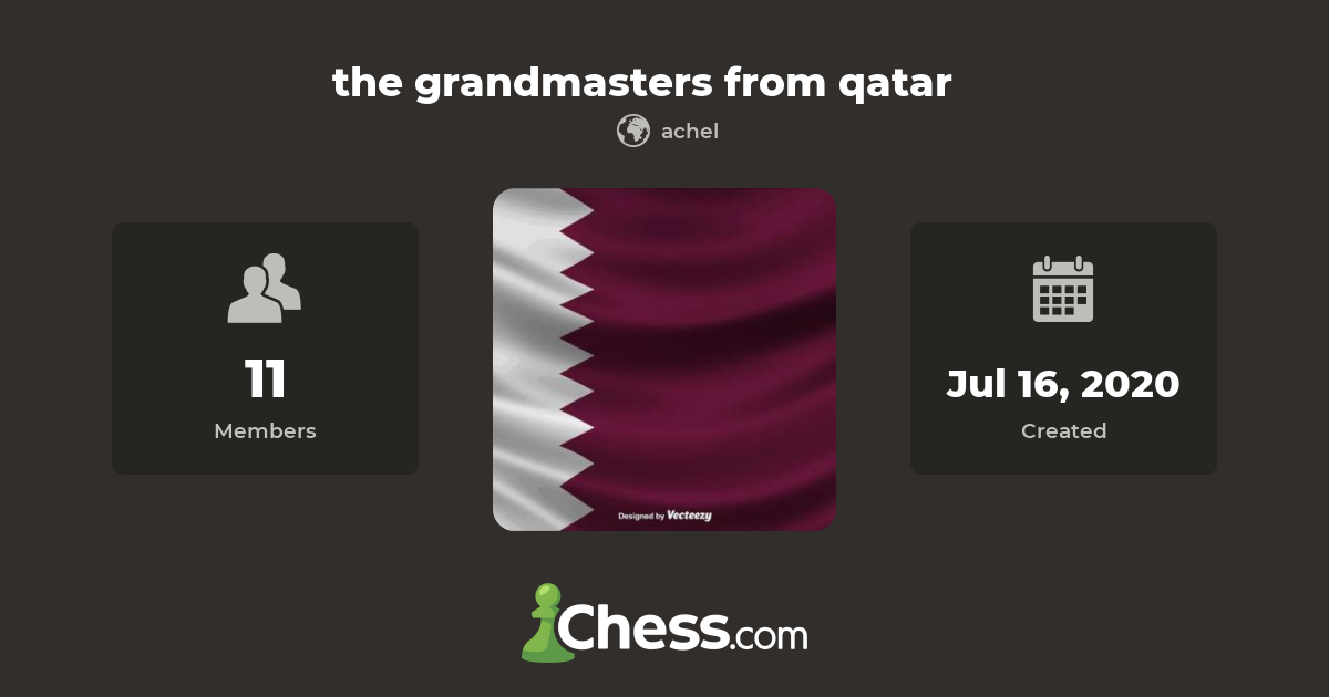 the grandmasters from qatar Chess Club
