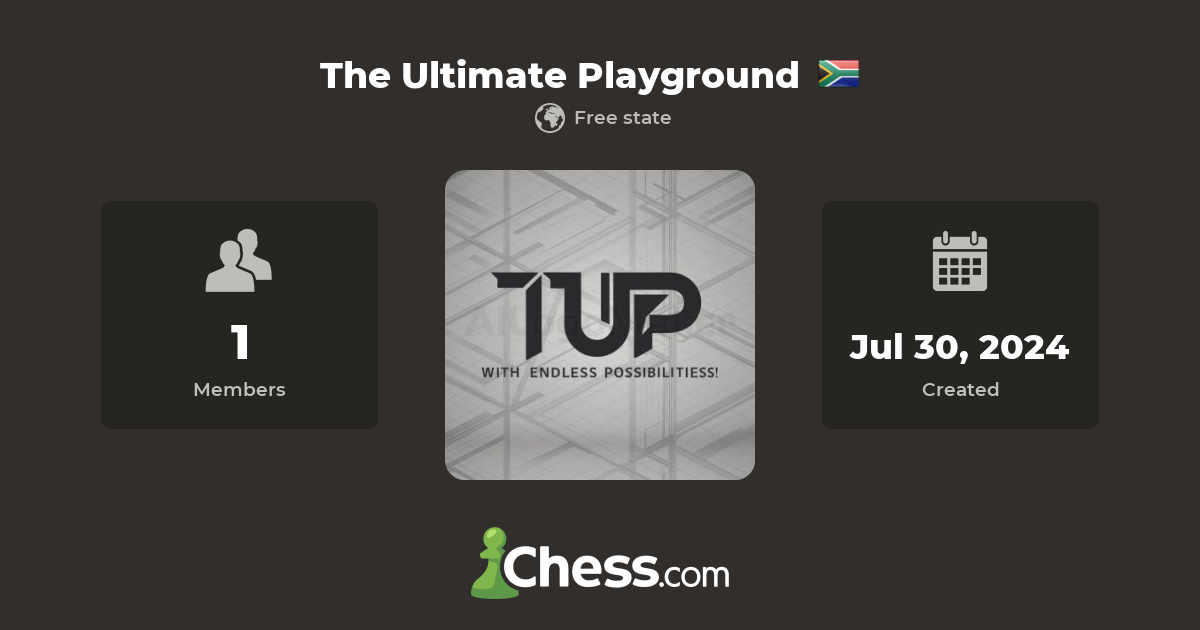 The ultimate playground chess club chess